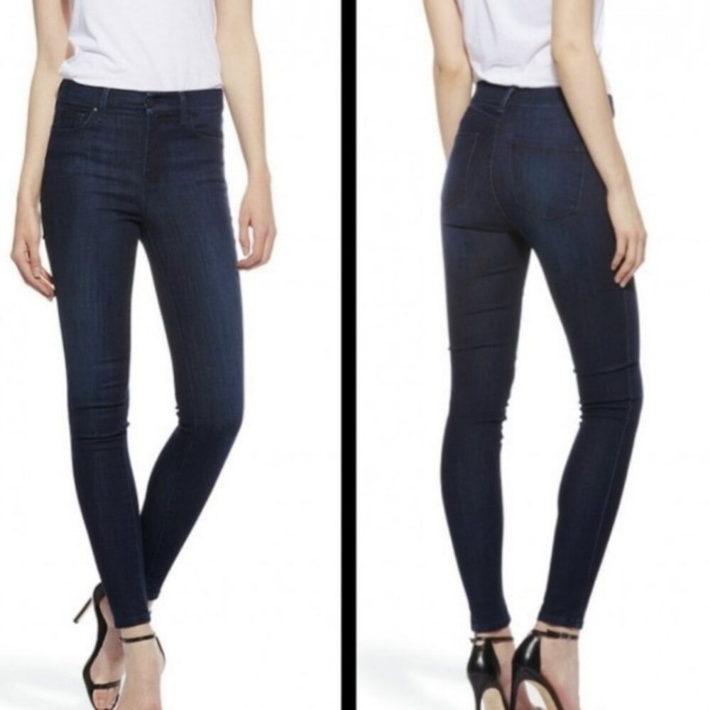 Mott & Bow High Rise Skinny Blue Jeans Size 32 x 30